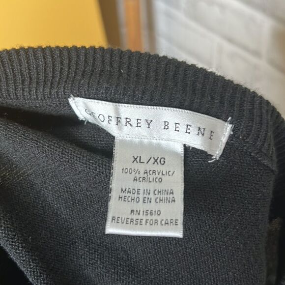 Geoffrey Beene Diamond Sweater Size XL - Picture 4 of 4